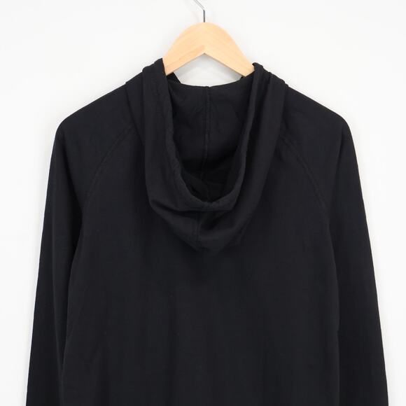 American Giant Women's Lightweight Full Zip Solid Black Size Medium NWOT - Picture 6 of 7